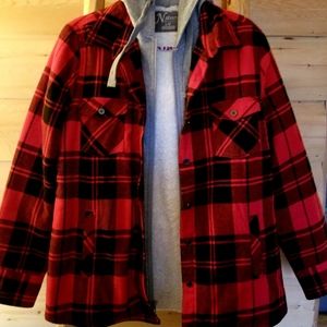Buffalo Plaid Red/Black Lined Jacket